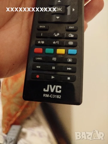 дистанционно за tv JVC rm- c3182, снимка 1