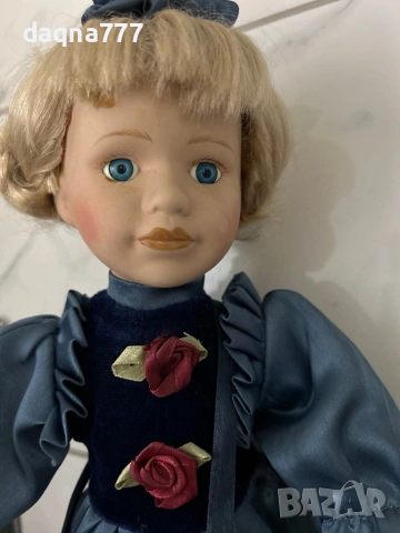 Vtg порцеланова кукла със стойка, снимка 4 - Антикварни и старинни предмети - 53893043