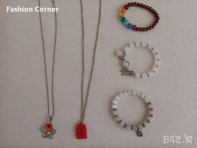 НОВИ обеци, гривни и колиета 2.5 евро за брой, Спиди/лично предаване, снимка 7 - Бижутерийни комплекти - 53686777