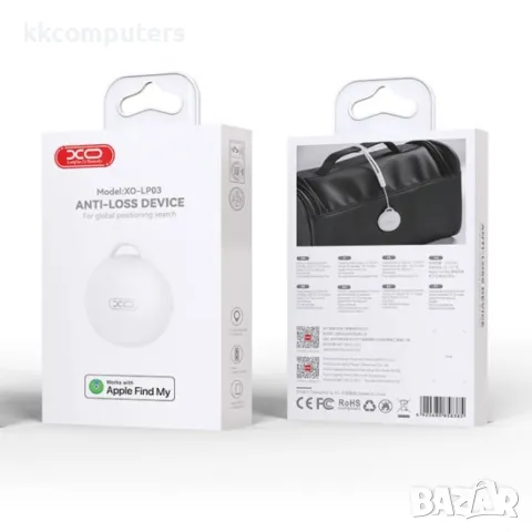 Проследяващо устройство XO LP03 anti loss локатор тракер, Бяло, снимка 3 - Селфи стикове, аксесоари - 50345953