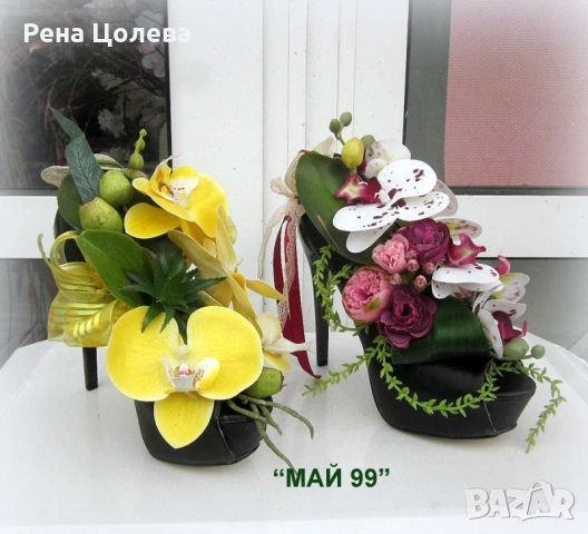 Екзотична орхидея в елегантна обувка, снимка 6 - Романтични подаръци - 54261842