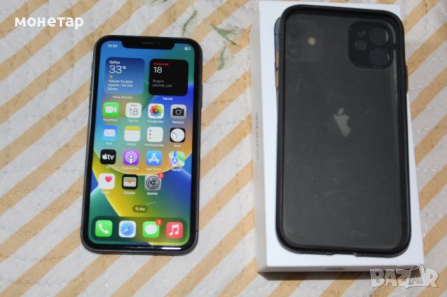 чисто запазен İphone 11, 64gb, снимка 5 - Apple iPhone - 46624864