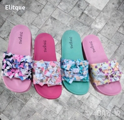 Дамски плажни чехли с уникален цветен дизайн за весело и ярко лятно настроение, снимка 4 - Чехли - 52872458