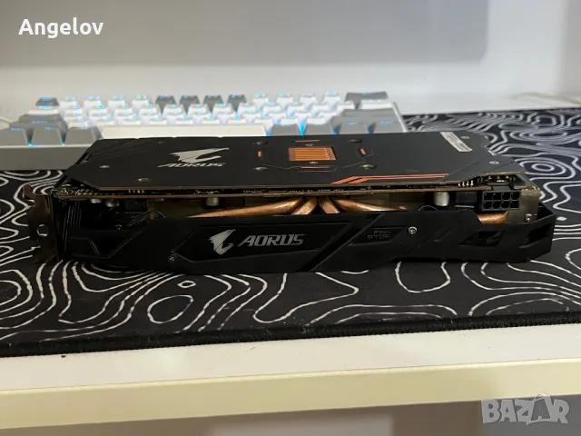 Профилактирана RX 580 4GB GIGABYTE AUROS, снимка 5 - Видеокарти - 47171506