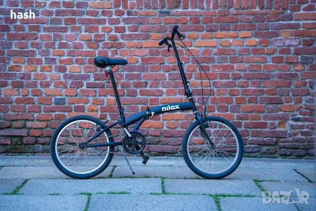 Nilox X0, Сгъваем велосипед, 20'' колела, матово черно, снимка 7 - Велосипеди - 54141951