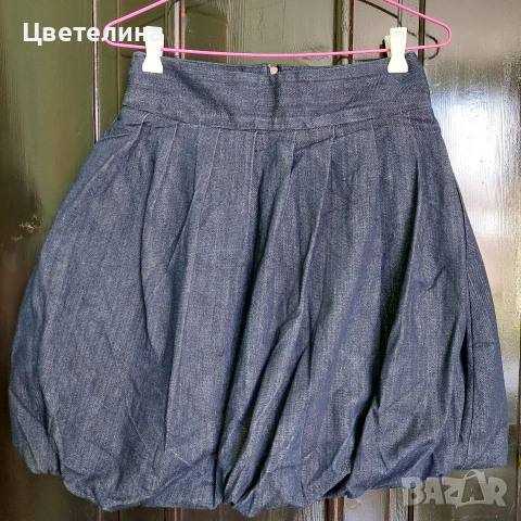 Къса дънкова пола, размер М