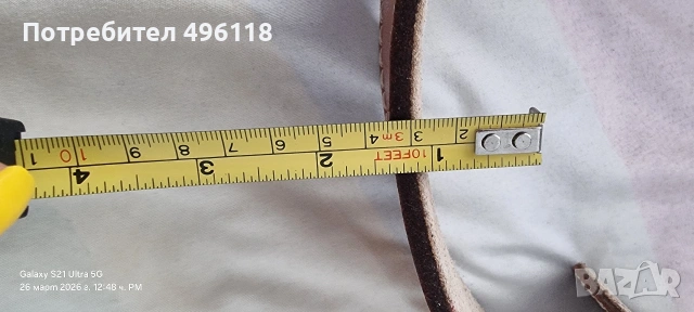 Кожен колан за фитнес, снимка 3 - Спортна екипировка - 53983562