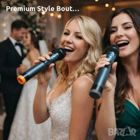 Безжични микрофони и станция SH-588D – Идеални за забави и професионални изпълнения, снимка 6 - Друга електроника - 53811505