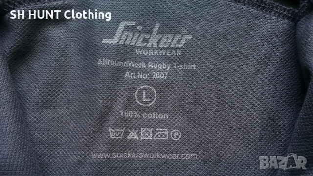 Snickers Work Long T-Shirt размер L работна блуза с дълъг ръкав W4-552, снимка 12 - Блузи - 52025433