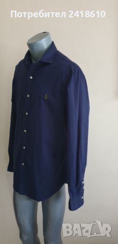 POLO Ralph Lauren Slim Fit Pique Cotton Mens Size L ОРИГИНАЛ! Мъжка Риза!, снимка 8 - Ризи - 46759238