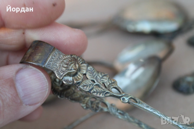 Сребърни вилици и лъжици, снимка 14 - Антикварни и старинни предмети - 53999469