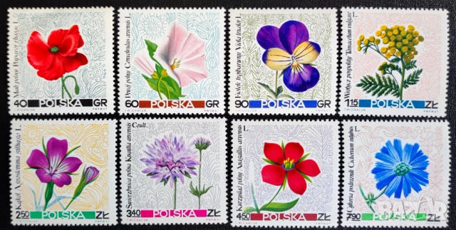 Полша, 1967 г. - лот марки на тема коне, спорт, риби, личности, цветя, пеперуди, изкуство и др., снимка 11 - Филателия - 53566936