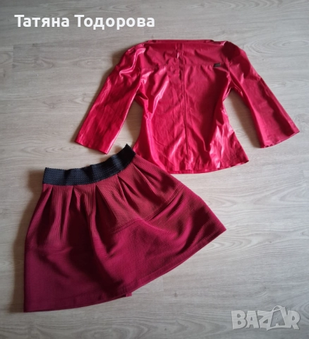 Лот дамска пола и блуза размер S