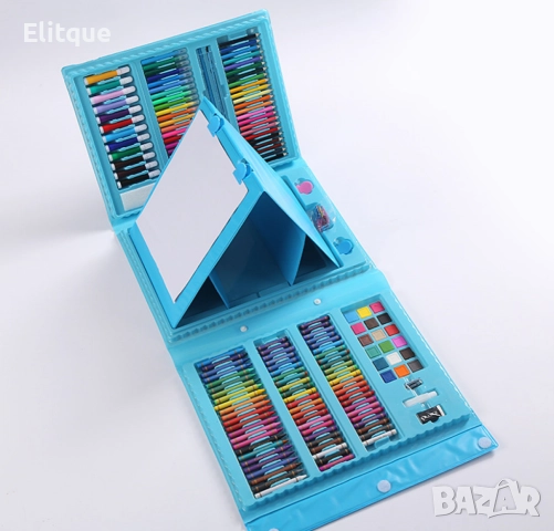 Детски комплект за рисуване в куфар от 208 части , снимка 8 - Рисуване и оцветяване - 52795562