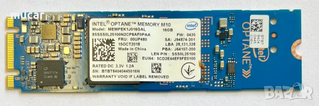 Intel OPTANE M10 16gb RAM Memory М.2 , снимка 1 - RAM памет - 46975619