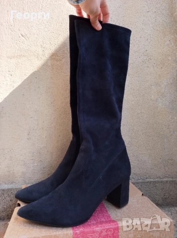 Peter Kaiser Kristin нови дамски стретч ботуши от естествен велур