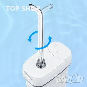 SYNHOPE Преносим зъбен душ/флосер за почистване на зъби/Телескопичен резервоар за вода/3 режима/IPX7, снимка 15 - Тримери - 49308718