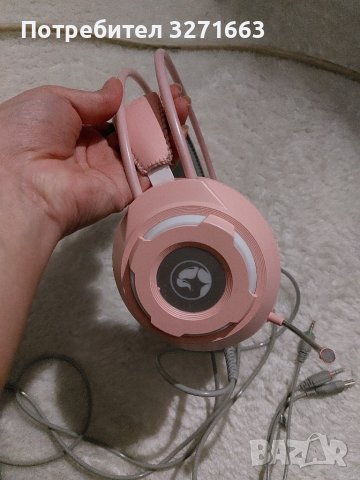 Чисто нови геймърски слушалки на Marvo с rgb разцветка., снимка 3 - Слушалки за компютър - 44995607