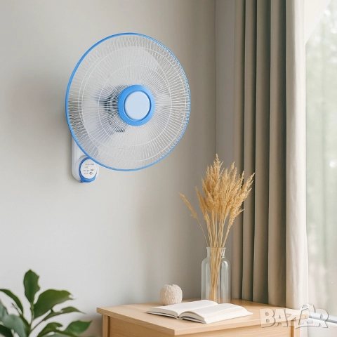 Вентилатор 16" Perfect WF-16RC, стенен, дистанционно управление, снимка 2 - Друга електроника - 52003886