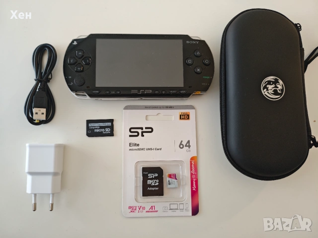 Sony PSP 1000 Playstation Portable - качени много игри