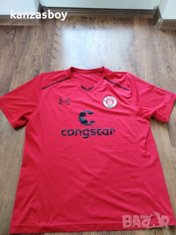 under armour st.pauli 2018-19 - колекционерска футболна тениска 2ХЛ, снимка 6 - Тениски - 51659848