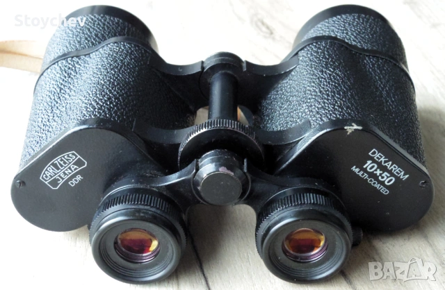 Бинокъл Carl Zeiss Jena Dekarem 10x50 Multi Coated 1989г., снимка 2 - Оборудване и аксесоари за оръжия - 53502977