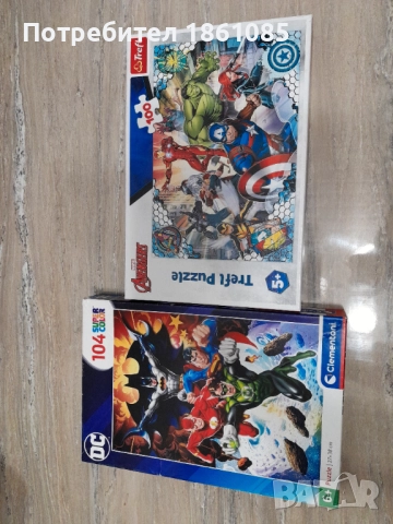 Два пъзела за дете над 5 и 6 години.