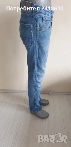 Replay Milano Anbass Hyperflex Stretch Slim Fit Mens Size 33/34  ОРИГИНАЛ Мъжки Дънки!, снимка 2 - Дънки - 52789647