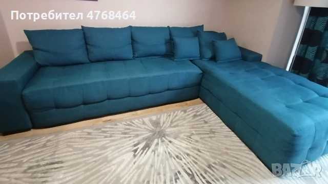 Ъглов разтегателен диван , снимка 5 - Дивани и мека мебел - 53924112