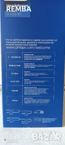 PHILIPS FIDELIO X3 HR, снимка 2 - Слушалки и портативни колонки - 53877473