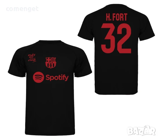 DRI-FIT! Детски и Мъжки тениски BARCELONA YAMAL / БАРСЕЛОНА С ИМЕ И НОМЕР ПО ИЗБОР, 6 цвята!, снимка 3 - Тениски - 32799868