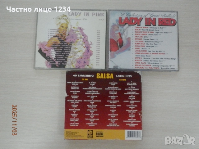 Lady in Red - A Collection of Great Ballads - Lady in Pink - Salsa - 40 Smashing Latin Hits - 2CD, снимка 2 - CD дискове - 50346004