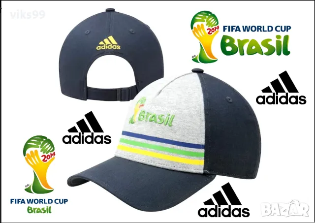 Шапка Adidas FIFA World Cup Brazil 2014, снимка 1 - Футбол - 49439658