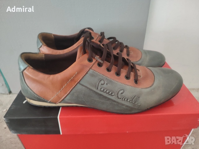 Мъжки кожени обувки Pierre Cardin, снимка 5 - Спортно елегантни обувки - 53872562