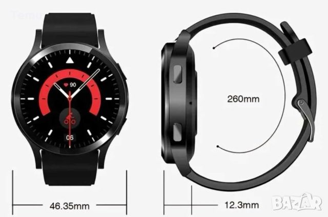 Спортен смарт часовник Watch F8,пълен сензорен екран,спорт,фитнес, силикон Bluetooth, снимка 4 - Смарт часовници - 46372070