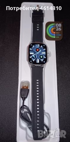 ПРОМОЦИЯ!LAOYABB Смарт часовник за мъже и жени, 2.01" метален, снимка 3 - Мъжки - 52021250