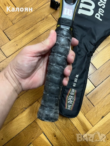 Тенис ракета Wilson Pro Staff JR в калъф , снимка 7 - Тенис - 51823278
