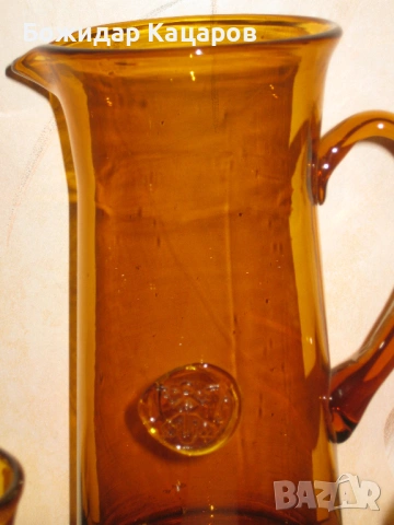 Сервиз за вино или безалкохолно. Цена- 15 евро.  Пращам по куриер. За София, може и лично да минете., снимка 4 - Сервизи - 53959929