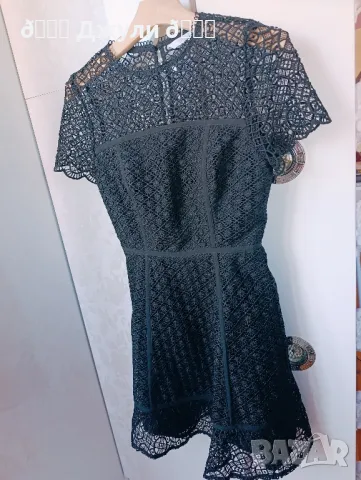 Рокля от едра дантела тип Self portrait, снимка 2 - Рокли - 50137320