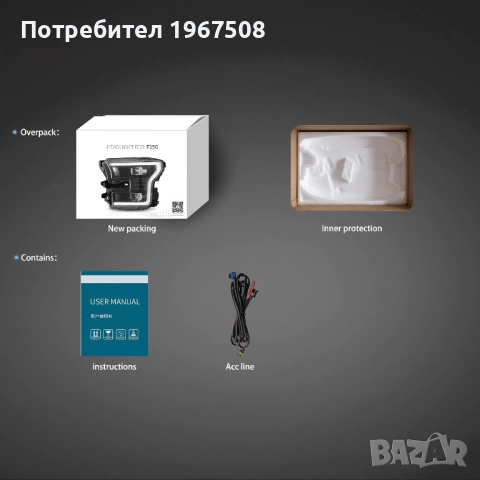 Комплект LED фарове с начална анимация за Ford F150 2015 - 2017, снимка 8 - Части - 52334064