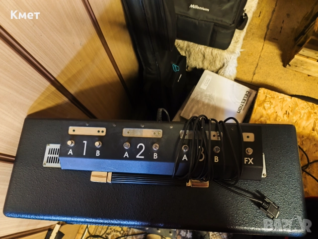 !!!ЗАПАЗЕН ДО 14.12!!! 100W 6 канала Hughes & Kettner Triamp MKI+MSM-1 MIDI + footswitch + reverb, снимка 11 - Китари - 51649307