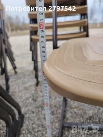 Метални столове А96, снимка 3 - Столове - 49436179