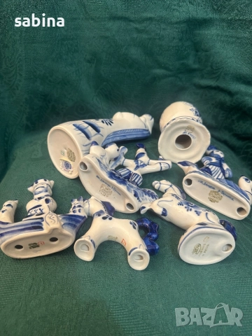 Порцеланови руски фигури/статуетки Гжел (Гжель), снимка 2 - Други ценни предмети - 52038342