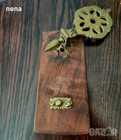 Автентично Старинно Чукало звездата на ДАВИД за врата Германия , снимка 2 - Антикварни и старинни предмети - 53463942