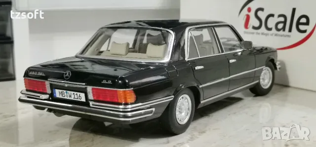 Mercedes-Benz S-class 450 SEL - W116 1975-1980 - iScale 1:18, снимка 3 - Колекции - 46914347