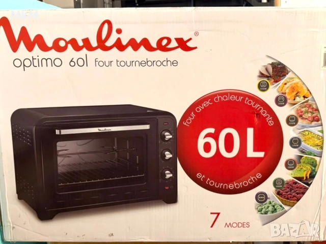 Електрическата фурна Moulinex Optimo 60L представлява изключително гъвкава и лесна за употреба , снимка 11 - Печки, фурни - 54163633