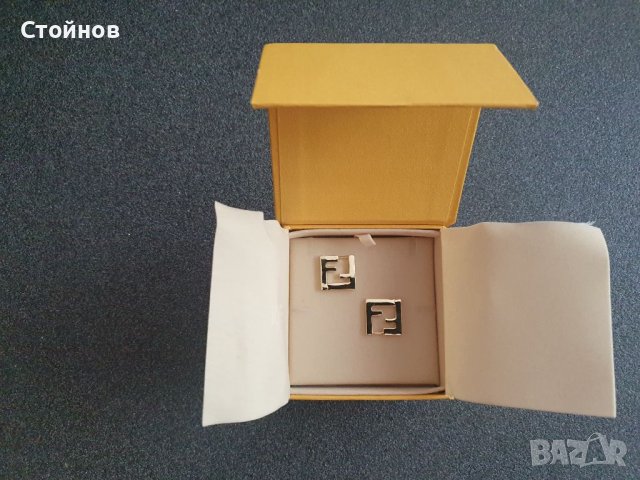 НОВИ обеци FENDI, снимка 2 - Обеци - 45728370