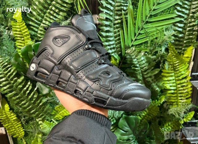Nike Air More Uptempo Мъжки Черни Кецове 40-44 Номер , снимка 4 - Маратонки - 53053538