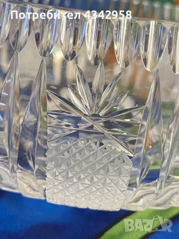 Винтидж кристална ваза.Германия., снимка 2 - Други стоки за дома - 51319283
