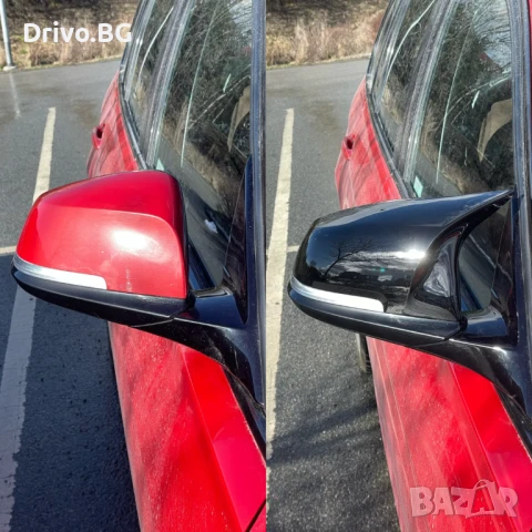 Черни Batman Капаци за Огледала на BMW F20 F21 F22 F23 F30 F32 F33 F36, снимка 8 - Части - 51361256